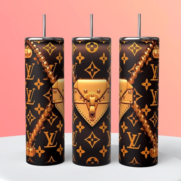 Buy 2 Get 1 Free! It’s a Tumbler! Designer Handbag 20 Ounce Stainless Tumbler - Picture 3 of 14